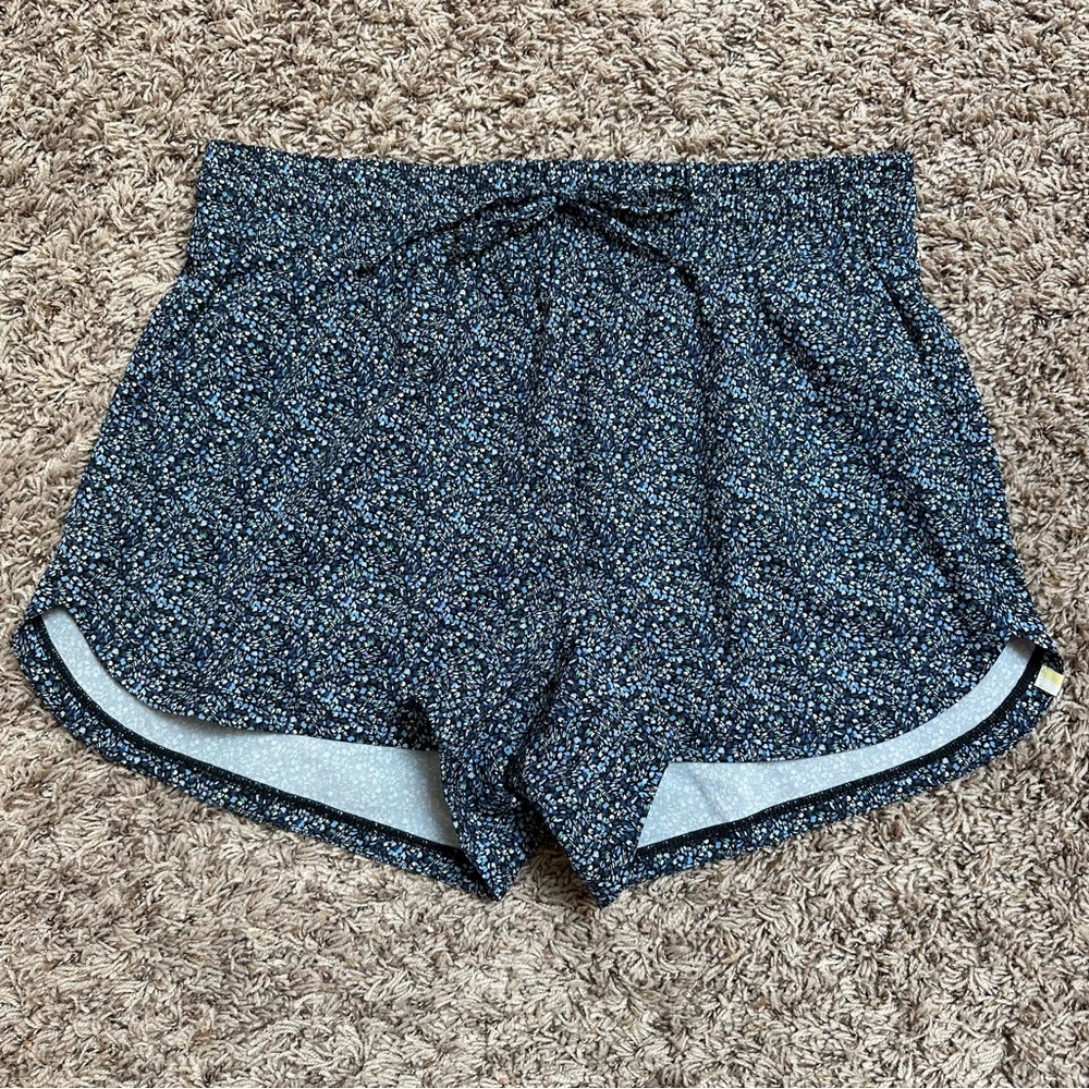 Summersalt Women's Athletic Shorts - Blue Pattern